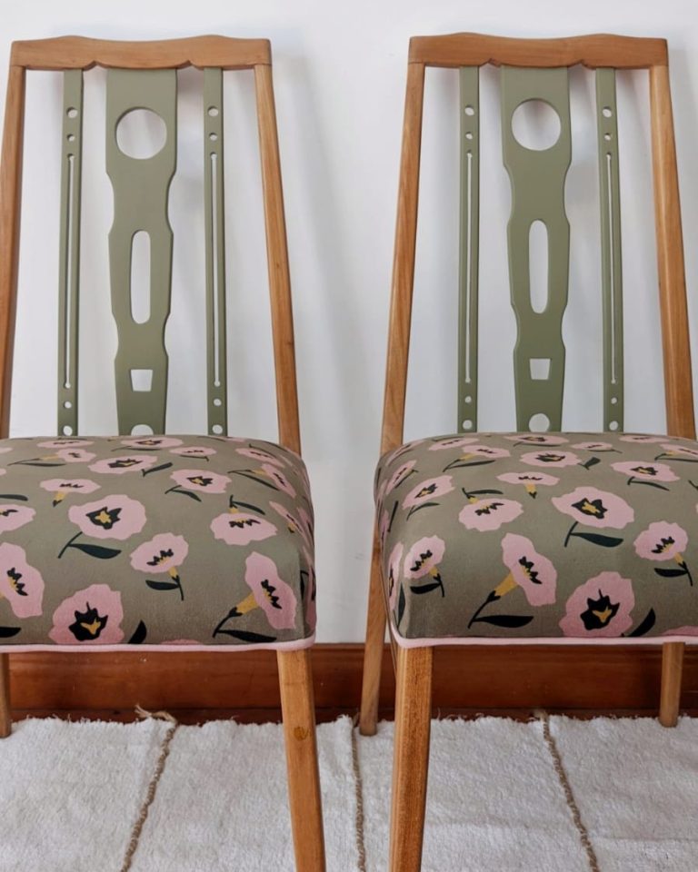 Silla Aveiro pana floral