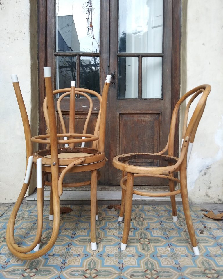 Sillas thonet madera lavada